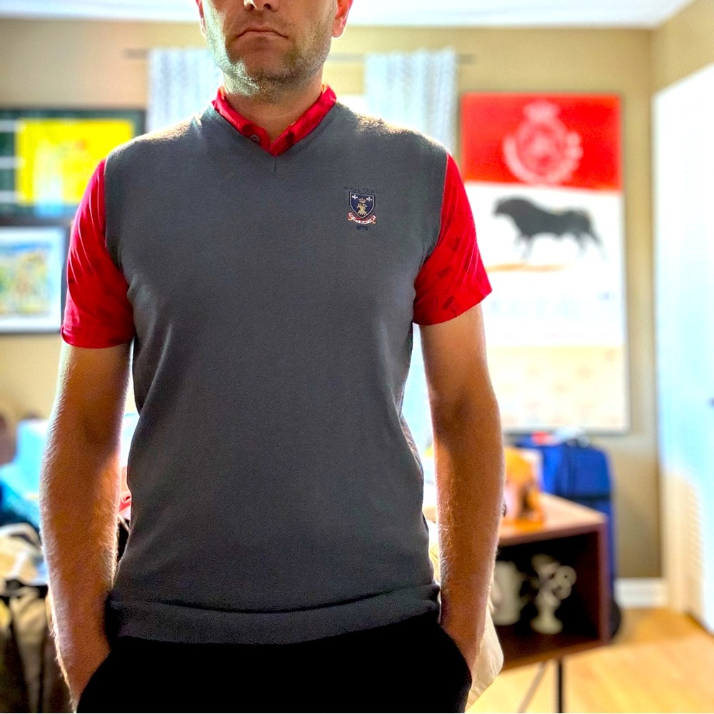 Royal Troon Sweater Vest. Cutter/Buck